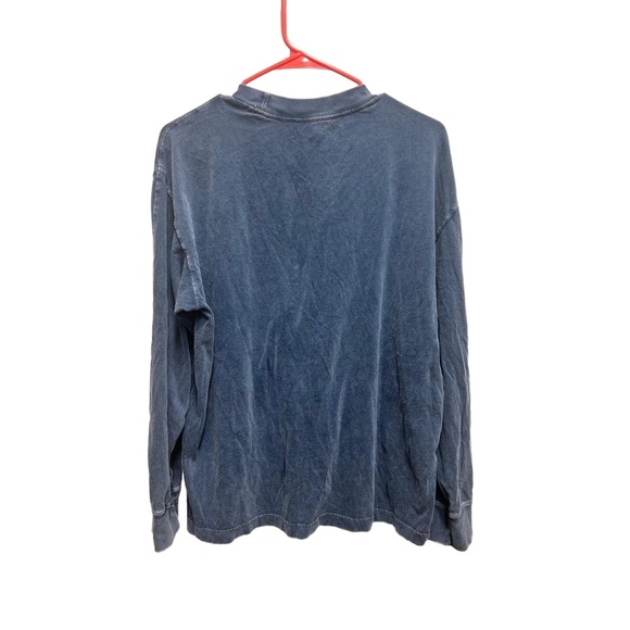 Abercrombie Fitch Mens XS Faded Blue Oversized Crewneck Pocket Tee Casual - Picture 5 of 5